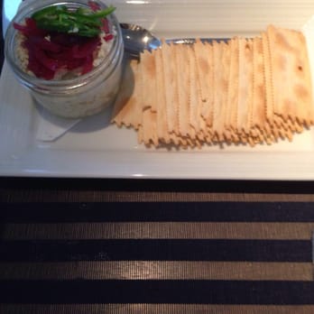 Latitudes - Smoked fish spread w pickled onions and jalapeño, crisp flatbread crackers. - Seafood Near Me - Highland Beach, Florida