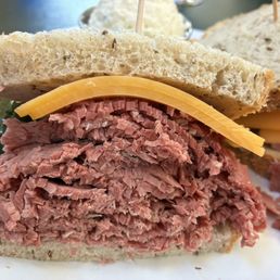 Massive corned beef on rye! DELISH! Massive corned beef on rye! DELISH!