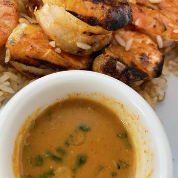 Ammatoli - Shrimp Kebab with shell (4/5) - Mediterranean Near Me - Long Beach, California Ammatoli - Shrimp Kebab with shell (4/5) - Mediterranean Near Me - Long Beach, California