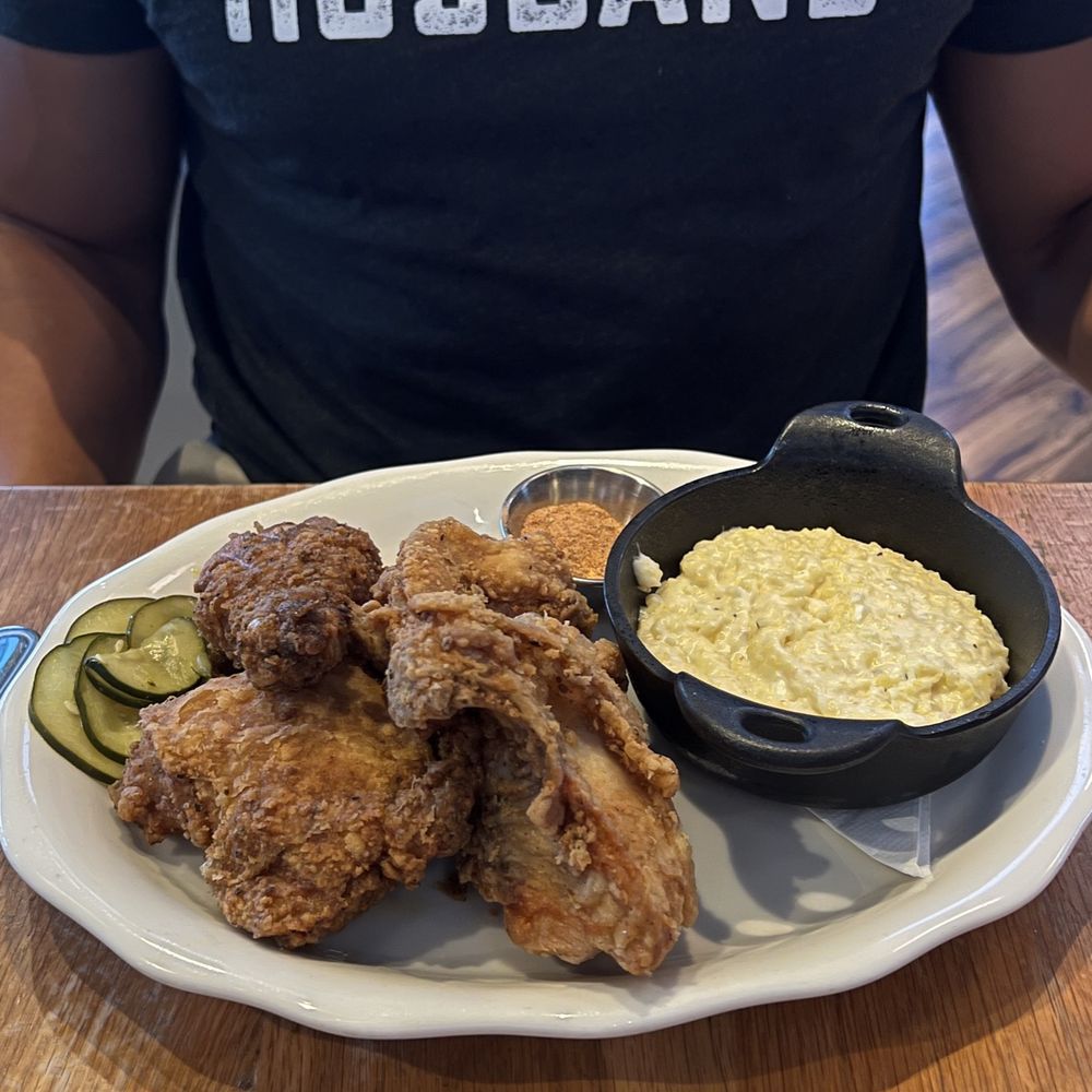 Tupelo Honey Southern Kitchen & Bar - honey-dusted fried chicken - New American Near Me - Frisco, Texas Tupelo Honey Southern Kitchen & Bar - honey-dusted fried chicken - New American Near Me - Frisco, Texas