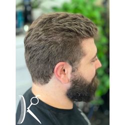 Classic mens haircut