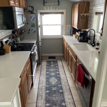 Tb Services Painting - Before. Old solid oak cabinets. - Painters Near Me - Weymouth, Massachusetts