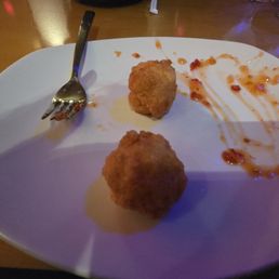 Crab balls, yum. Crab balls, yum.