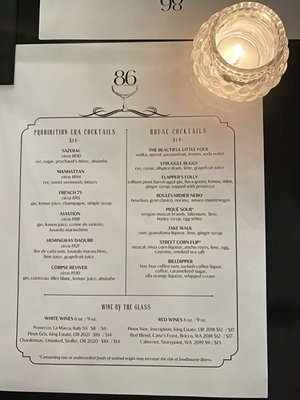 Menu photo 4 86 Speakeasy Eugene, OR