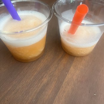 Cat-n-Bird Winery - Peach mango Bellini slushy - Wineries Near Me - Chelsea, Alabama Cat-n-Bird Winery - Peach mango Bellini slushy - Wineries Near Me - Chelsea, Alabama