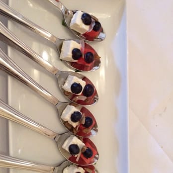 Jason's Catered Events - Watermelon and feta on a spoon - Caterers Near Me - Fullerton, California