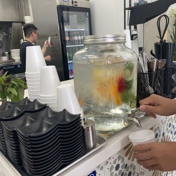 LePho - Self serve water utensils sauce bowls. - Vietnamese Near Me - Yorba Linda, California LePho - Self serve water utensils sauce bowls. - Vietnamese Near Me - Yorba Linda, California