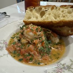 Shrimp scampi starter