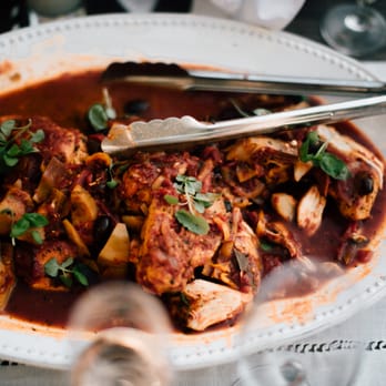 Comforts - Sicilian chicken served family-style at our wedding. So good! A number of our guests have mentioned trying to replicate this dish at home! - Breakfast & Brunch Near Me - San Anselmo, California