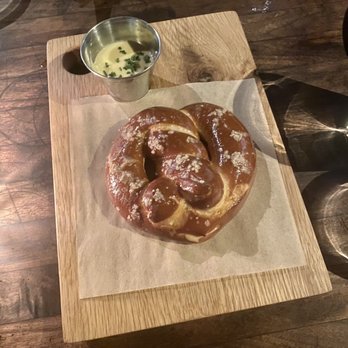 Manhattan Beach Post - Everything Spiced Soft Pretzel - New American Near Me - Manhattan Beach, California Manhattan Beach Post - Everything Spiced Soft Pretzel - New American Near Me - Manhattan Beach, California