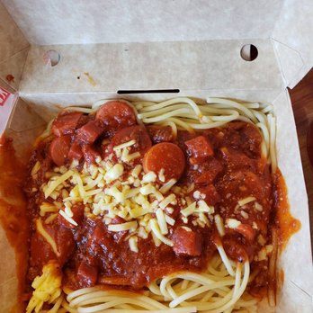 Jollibee - Spegetti with hotdogs???? - Chicken Shop Near Me - Edmonton, Alberta