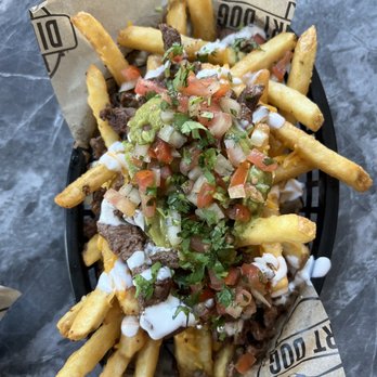 The Compound by Dirt Dog - Carne Asada Fries - Hot Dogs Near Me - Commerce, California The Compound by Dirt Dog - Carne Asada Fries - Hot Dogs Near Me - Commerce, California