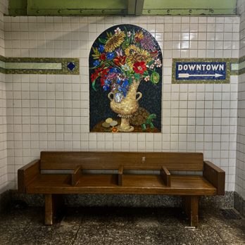 MTA - E 180th St Subway Station - Luisa Caldwell "Station Villa" 2011, nook bouquet - Metro Stations Near Me - The Bronx, New York MTA - E 180th St Subway Station - Luisa Caldwell "Station Villa" 2011, nook bouquet - Metro Stations Near Me - The Bronx, New York