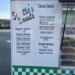Scottie’s Donuts - Menu April 2024