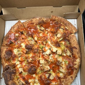 Market Street Pizza - 12" Buffalo Chicken Pizza - Pizza Near Me - Austin, Texas Market Street Pizza - 12" Buffalo Chicken Pizza - Pizza Near Me - Austin, Texas