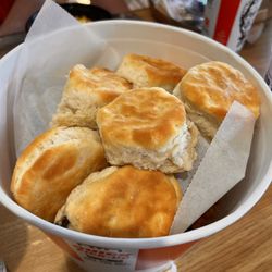 KFC - Biscuits are fluffy and fresh and as good as they look
