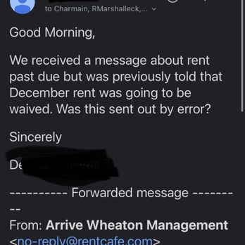 Arrive Wheaton - Screenshot of us trying to address the issue - Apartments Near Me - Wheaton, Maryland Arrive Wheaton - Screenshot of us trying to address the issue - Apartments Near Me - Wheaton, Maryland