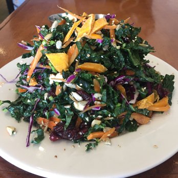 Humble Bee - Kale salad. Those orange things are dried mango - Breakfast & Brunch Near Me - Northridge, California Humble Bee - Kale salad. Those orange things are dried mango - Breakfast & Brunch Near Me - Northridge, California