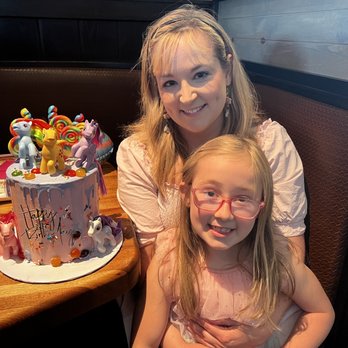 Sugar, Butter & Flour - My daughter and I with her birthday cake - Custom Cakes Near Me - Columbia, Missouri