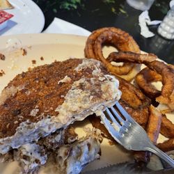 Erika's Kitchen - Burnt chicken fried steak.
