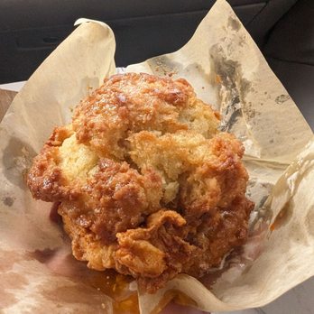 District Donuts Sliders Brew - Hot honey fried chicken french toast biscuit $9 - Coffee & Tea Near Me - New Orleans, Louisiana