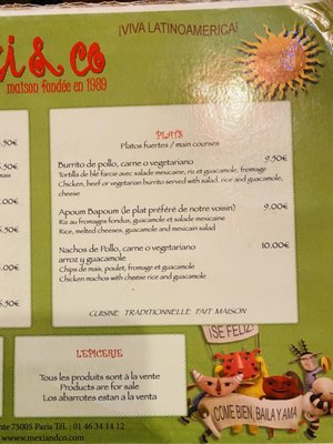 Menu photo 1 Mexi & Co Paris 05, 75