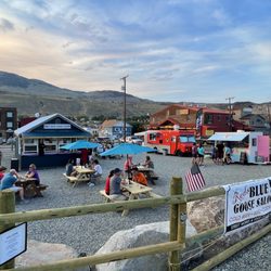 Red’s Blue Goose Saloon - Red's Blue Goose Saloon directly borders Yellowstone. Enjoy a drink and dinner with an uninterrupted view of Yellowstone National Park!