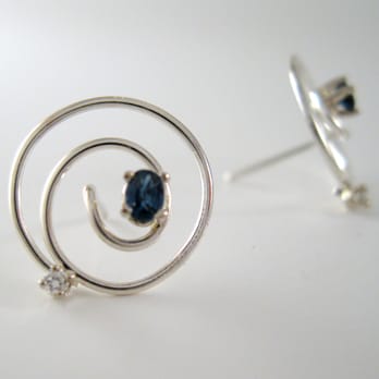 Amy Ragsdale Design - sapphire and diamond earrings - Jewelry Near Me - Elkins Park, Pennsylvania Amy Ragsdale Design - sapphire and diamond earrings - Jewelry Near Me - Elkins Park, Pennsylvania