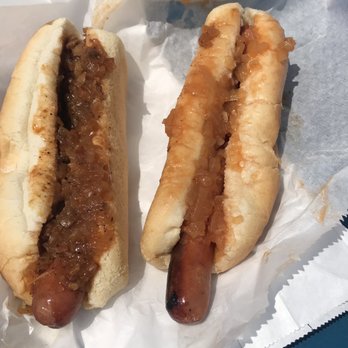 Boulevard Drinks - L to R: Chili, Sweet Onion - Hot Dogs Near Me - Jersey City, New Jersey