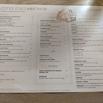 Zona Rosa - Menu - Mexican Near Me - San Jose, California Zona Rosa - Menu - Mexican Near Me - San Jose, California