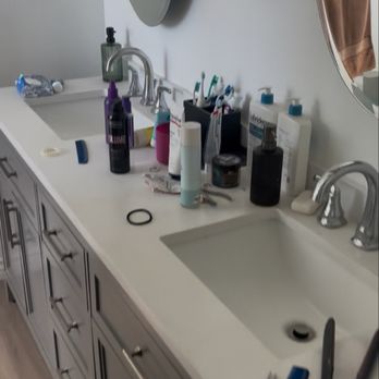 The Pretty Mess Cleaning - Before - bathroom counter - Office Cleaning Near Me The Pretty Mess Cleaning - Before - bathroom counter - Office Cleaning Near Me