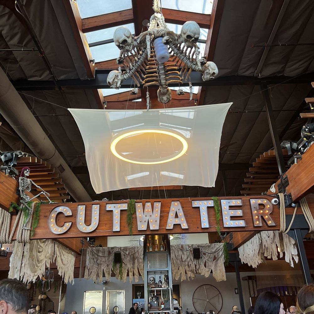 Cutwater Spirits - Halloween ghost ship Decor - Distilleries Near Me - San Diego, California