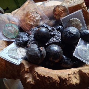 Spanish Main Antiques & Treasure - Teak root ball bowl filled w/ 1733 Fleet shot and Rum Runner silver. - Antiques Near Me - St. Augustine, Florida Spanish Main Antiques & Treasure - Teak root ball bowl filled w/ 1733 Fleet shot and Rum Runner silver. - Antiques Near Me - St. Augustine, Florida
