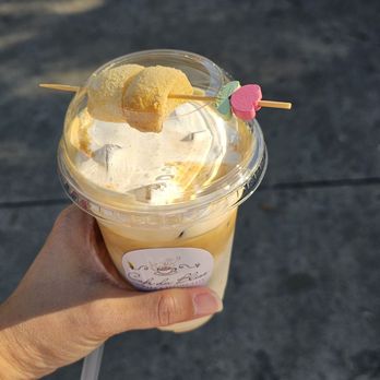 Cafe Du Bliss - Injeolmi latte - Cafes Near Me - Austin, Texas