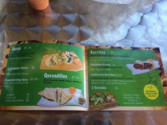 Menu photo 6 Taco Machine Portland, OR