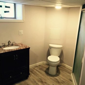 JDH Home Improvement - Custom basement bathroom with custom built shower. - Drywall Installation & Repair Near Me - Warwick, Rhode Island