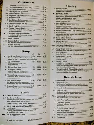 Menu photo 2 Szechwan Chinese Restaurant Orinda, CA Menu photo 2 Szechwan Chinese Restaurant Orinda, CA