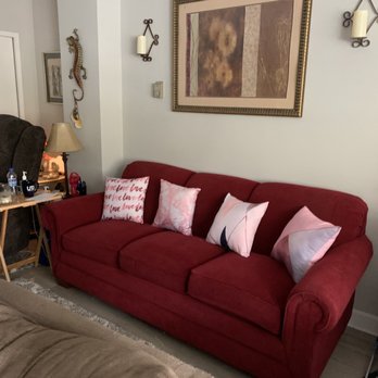 Kaiyo - Moved old sofa out the way to place it with Big Red!  I love her! - Furniture Stores Near Me