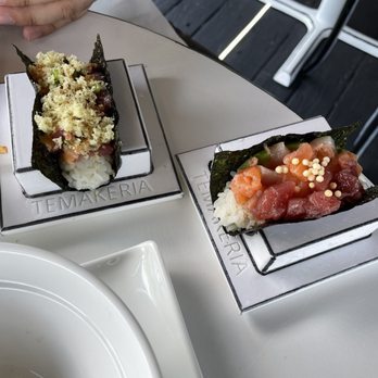 Temakeria - Rainbow & spicy tuna - Sushi Bars Near Me - Dallas, Texas Temakeria - Rainbow & spicy tuna - Sushi Bars Near Me - Dallas, Texas