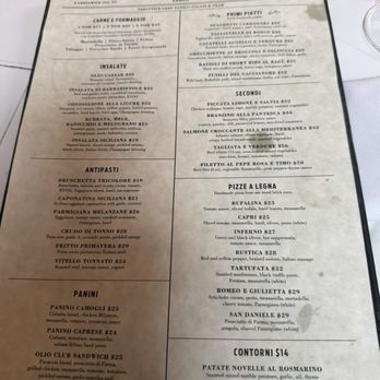 Olio e Più - Menu as of 1/26" - Pizza Near Me - New York, New York