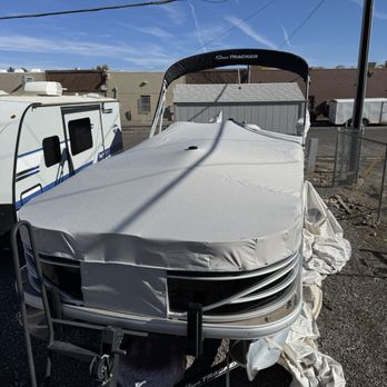 Koons Kustoms - Pontoon Boat Cover W/ Vent - Auto Upholstery Near Me - Montrose, Colorado Koons Kustoms - Pontoon Boat Cover W/ Vent - Auto Upholstery Near Me - Montrose, Colorado