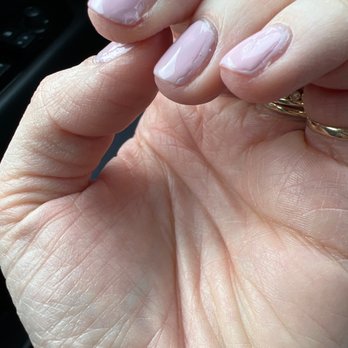 Charme Natural Nails Studio - Damage? Or bad polish application? - Nail Salons Near Me - Tacoma, Washington Charme Natural Nails Studio - Damage? Or bad polish application? - Nail Salons Near Me - Tacoma, Washington