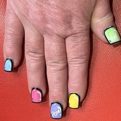 Fusion Salon & Day Spa - Comic book nails