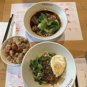 Mian - Chengdu Zajiang Noodles popcorn chicken  Spare Ribs Noodles - Szechuan Near Me - San Gabriel, California