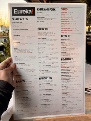 Menu photo 3 Eureka! Roseville, CA