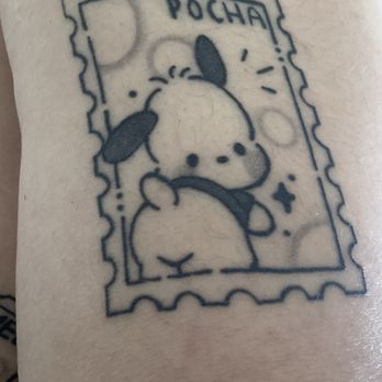 Lotuss Ink - Pochaco stamp tattoo - Tattoo Near Me