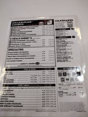 Menu photo 2 Steak ’n Shake Osage Beach, MO Menu photo 2 Steak ’n Shake Osage Beach, MO