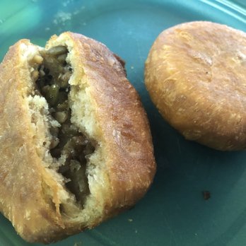 Volcano Island - Korean Donut - sweet filling, reminds me of a flattened Chinese Jeen Doy. - Chicken Wings Near Me - Hayward, California Volcano Island - Korean Donut - sweet filling, reminds me of a flattened Chinese Jeen Doy. - Chicken Wings Near Me - Hayward, California