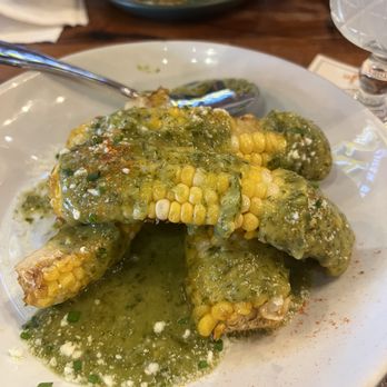 La Frida Mexican Grill & Seafood - Unique corn dish you eat like corn on the cob - Mexican Near Me - Tucson, Arizona
