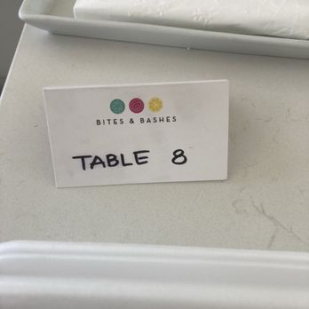 Bites & Bashes Cafe - Cute little # placards to receive your order - Cafes Near Me - Lomita, California Bites & Bashes Cafe - Cute little # placards to receive your order - Cafes Near Me - Lomita, California